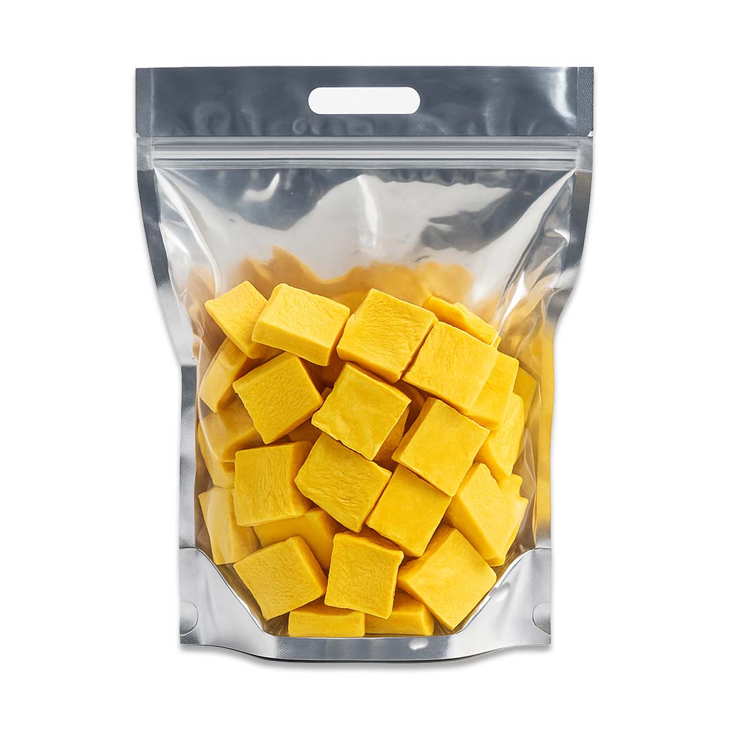 بستنی خشک با طعم انبه | Mango Freeze Dried Ice Cream 4 بستنی خشک انبه 4