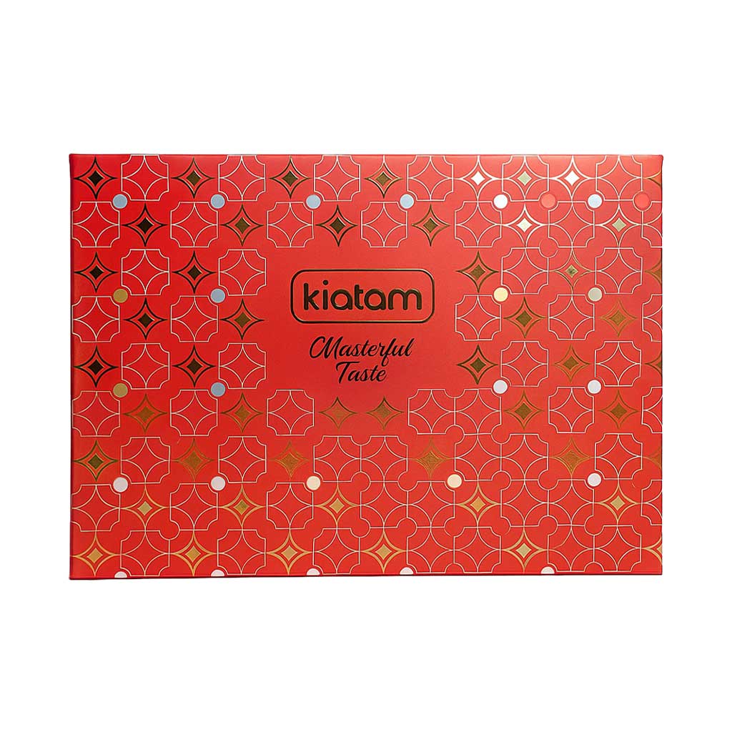 شکلات کادویی کیاتام طرح سفید و قرمز | Kiatam Red & White Gift Chocolate 3 شکلات کادویی کیاتام مدل سفید و قرمز 3