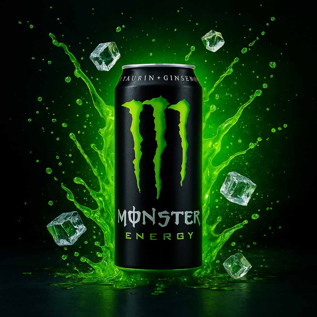 نوشیدنی انرژی زا مانستر مدل مشکی جینسینگ 500 میلی لیتر | Black Monster 2 مانستر مشکی 2