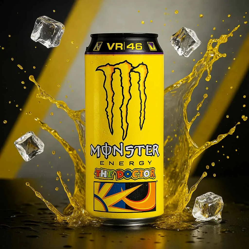 نوشیدنی انرژی زا مانستر زرد دکتر 500 میلی لیتر | VR|46 Monster 2 مانستر دکتر زرد 2