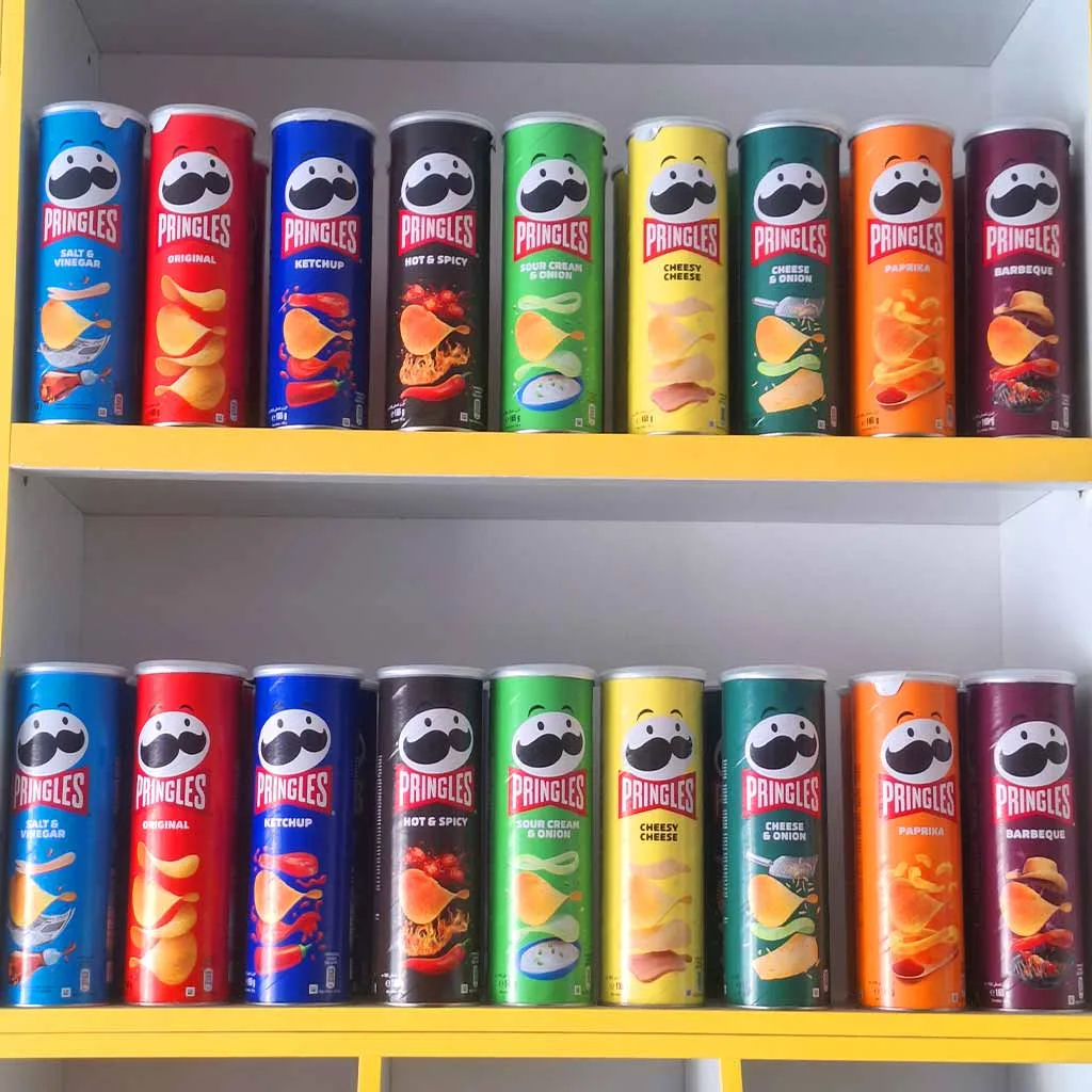 چیپس های پرینگلز