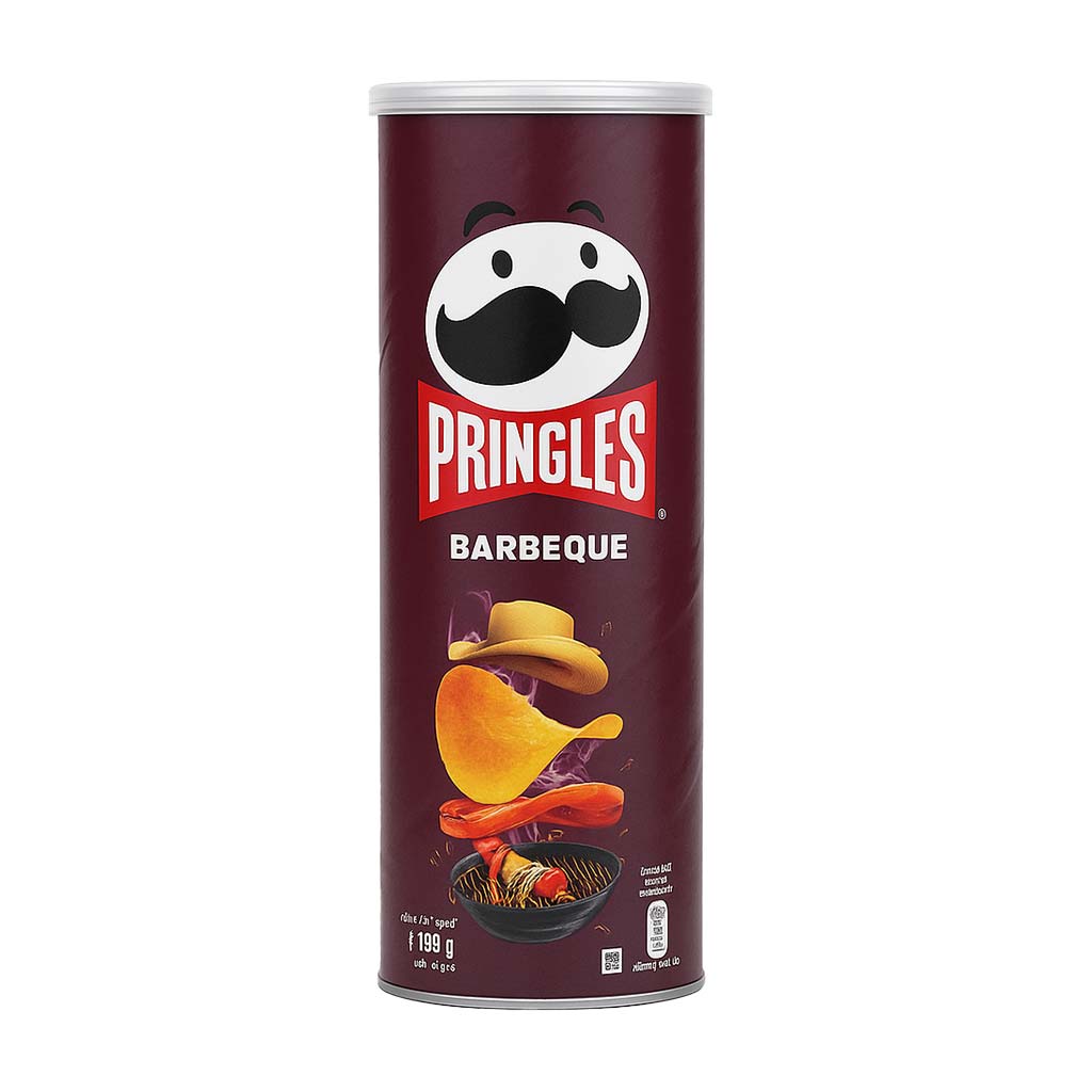 چیپس پرینگلز اصل با طعم باربیکیو 165گرم | BBQ Pringles Chips 1 چیپس پرینگلز با طعم باربیکیو
