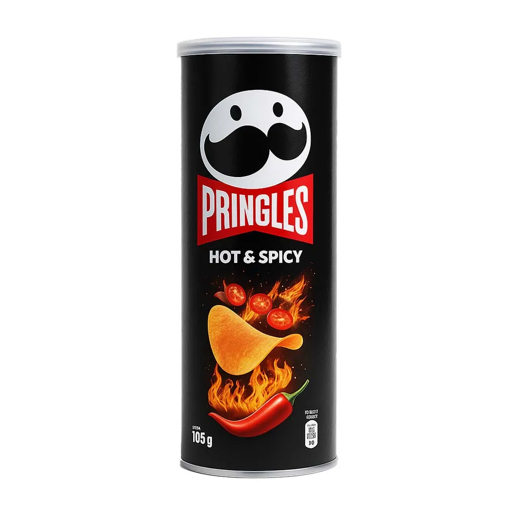 چیپس پرینگلز با طعم تند و آتیشی