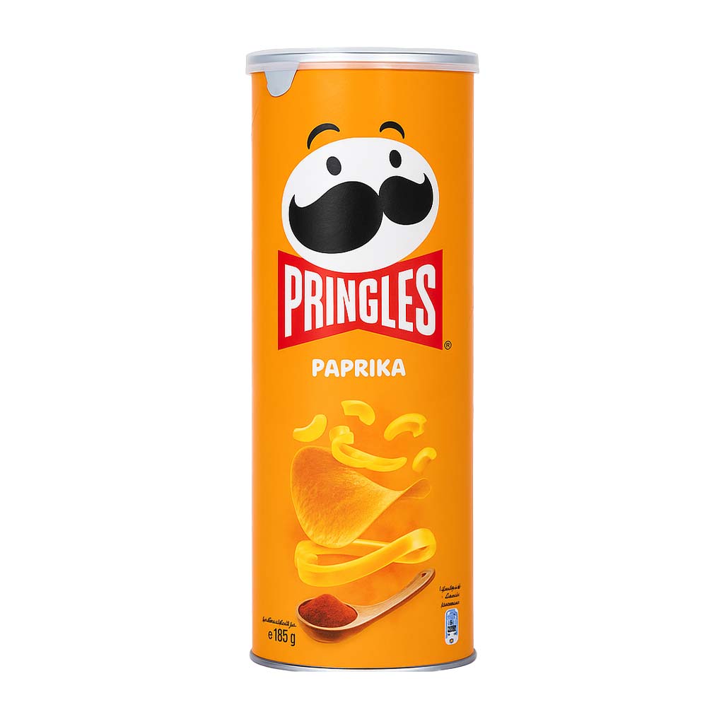 چیپس پرینگلز اصل با طعم پاپریکا 165 گرم | Paprika Pringles Chips 1 چیپس پرینگلز با طعم پاپریکا