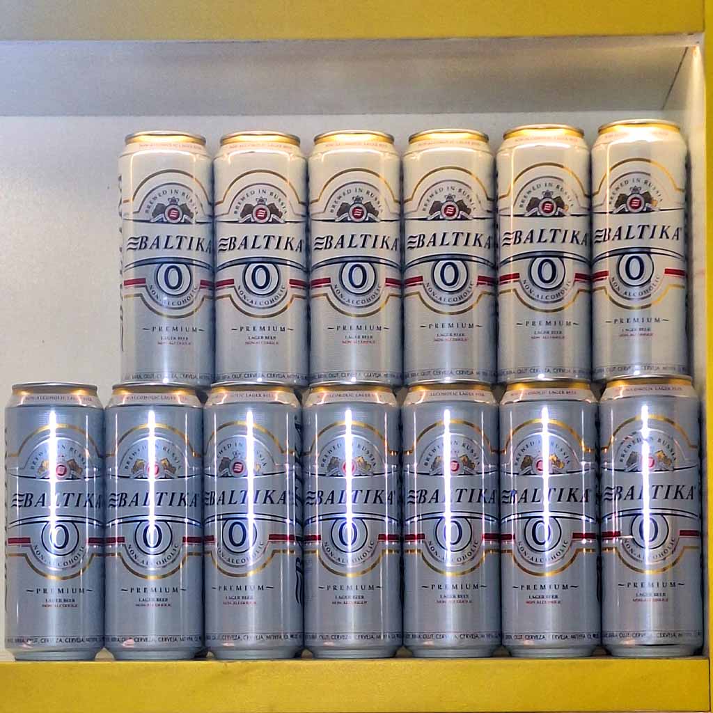 نوشیدنی آبجو بدون الکل بالتیکا روسی 500 میلی لیتر | Baltika Beer 3 نوشیدنی آبجو بدون الکل بالتیکا روسی 3
