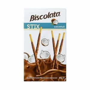 خرید چوب شکلاتی نارگیلی بیسکولاتا