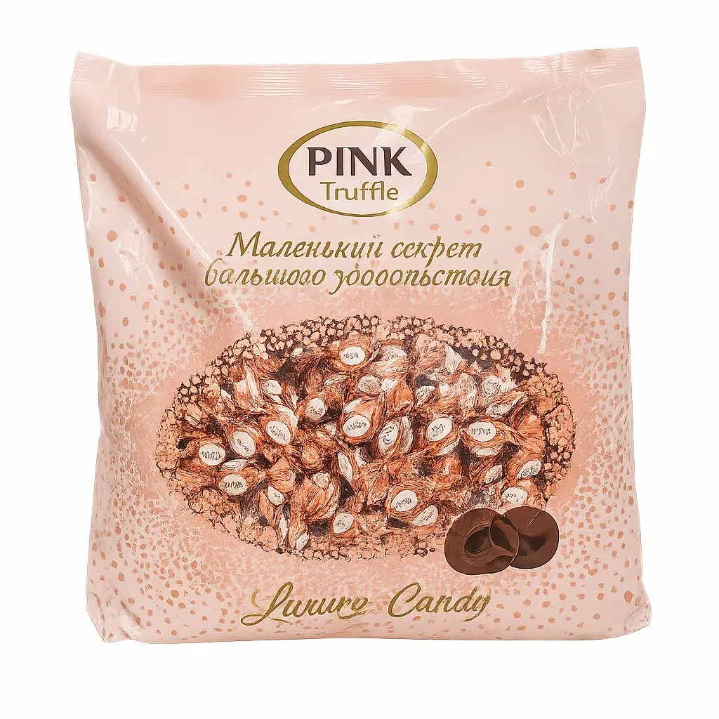 شکلات پینک روسی طعم شکلاتی 1 کیلوگرمی | Pink Chocolate Truffle 1 خرید شکلات پینک روسی شکلاتی 1 کیلوگرمی