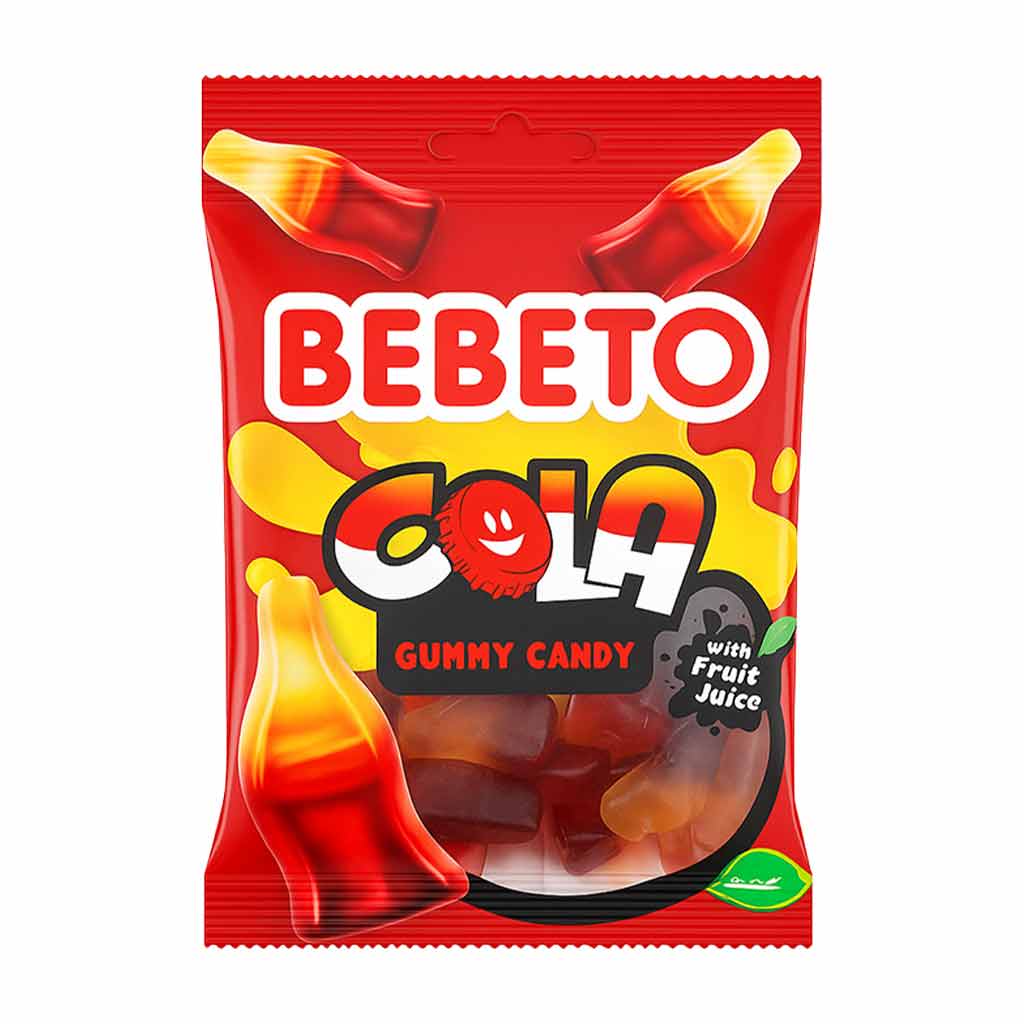 پاستیل نوشابه ببتو 80 گرم | Bebeto Cola Gummies 1 خرید پاستیل نوشابه ببتو