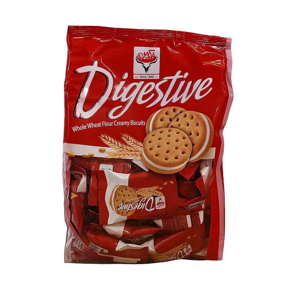 بیسکویت دایجستیو کرمدار آدرین 450 گرم | Adrin Digestive Cream Biscuits 1 بیسکویت دایجستیو کرمدار آدرین