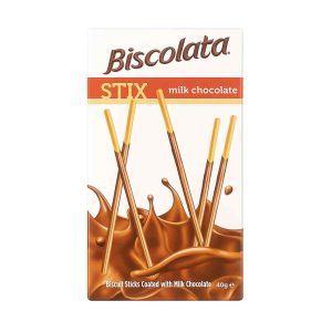 چوب شکلاتی شیری بیسکولاتا