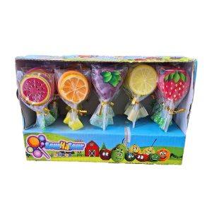 آبنبات چوبی میوه ای 5 عددی | Fruity Candy