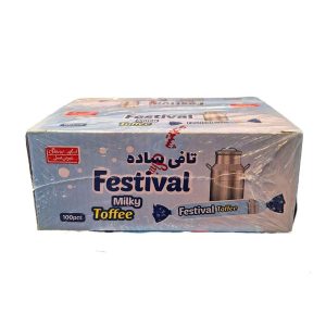 تافی فستیوال شیرین عسل طعم شیری